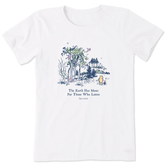 Women's Winnie Earth Has Music Short Sleeve Tee