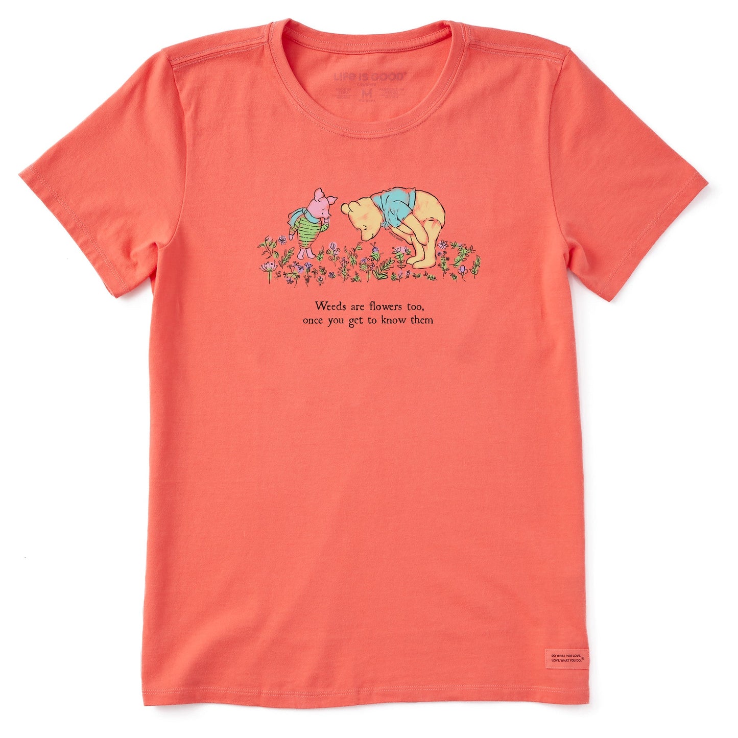 Women's Winnie & P Weeds are Flowers Short Sleeve Tee