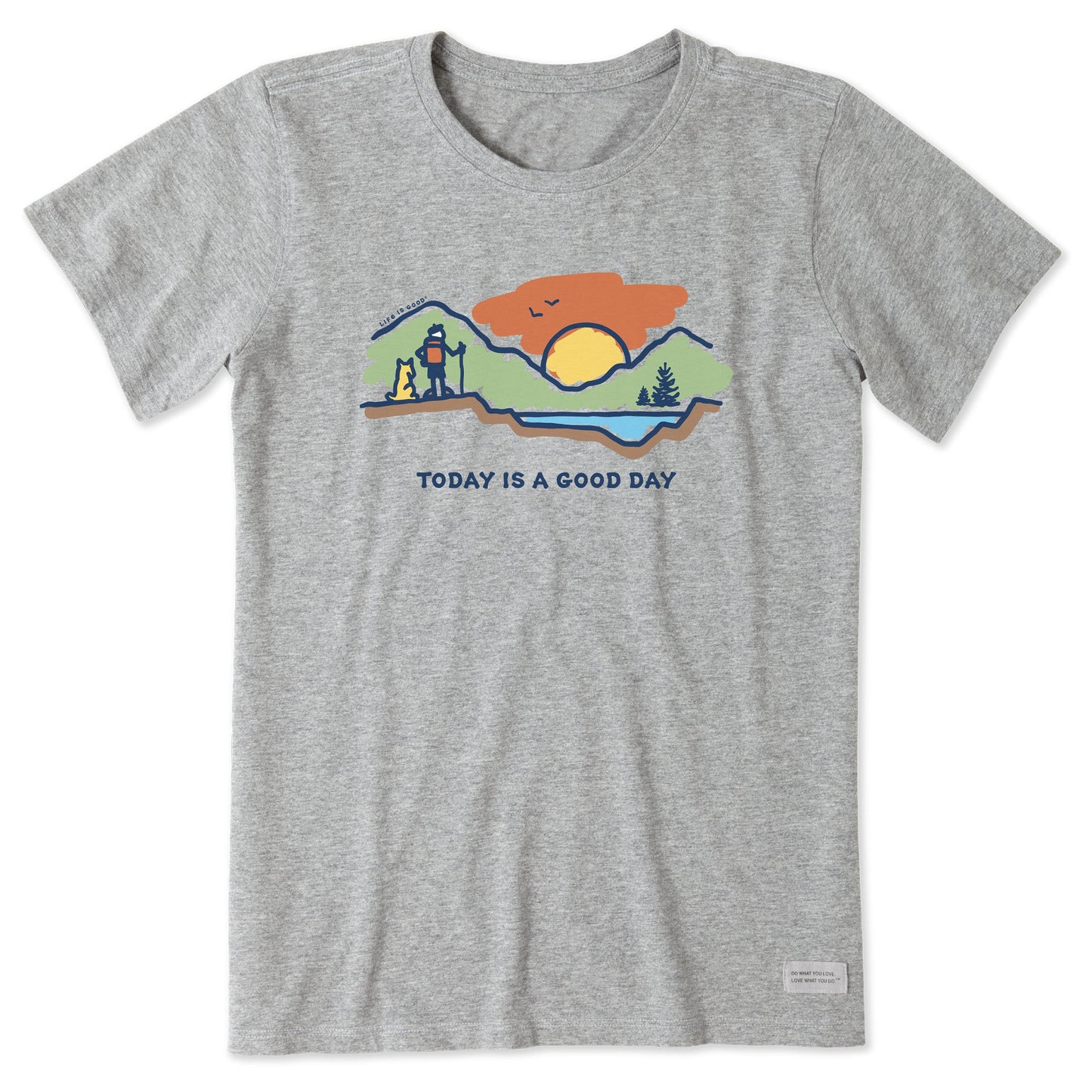 Women's Today is a Good Day Mountain Hike Short Sleeve Crusher Tee