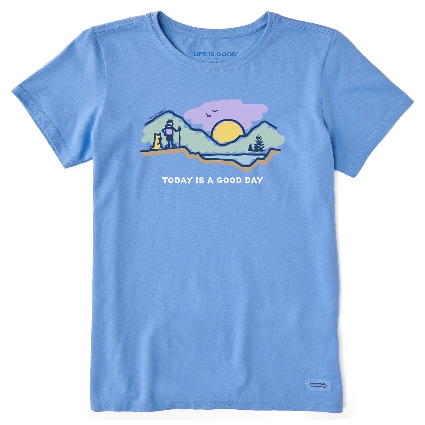 Women's Today is a Good Day Mountain Hike Short Sleeve Crusher Tee