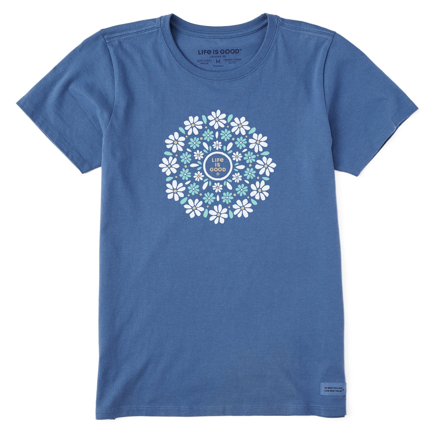 Women's Daisies Mandala Short Sleeve Tee
