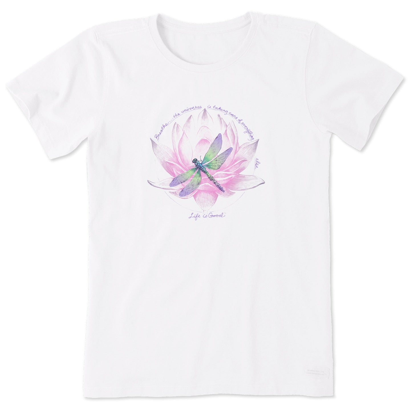 Women's Dragonfly Lotus Breathe Short Sleeve Tee
