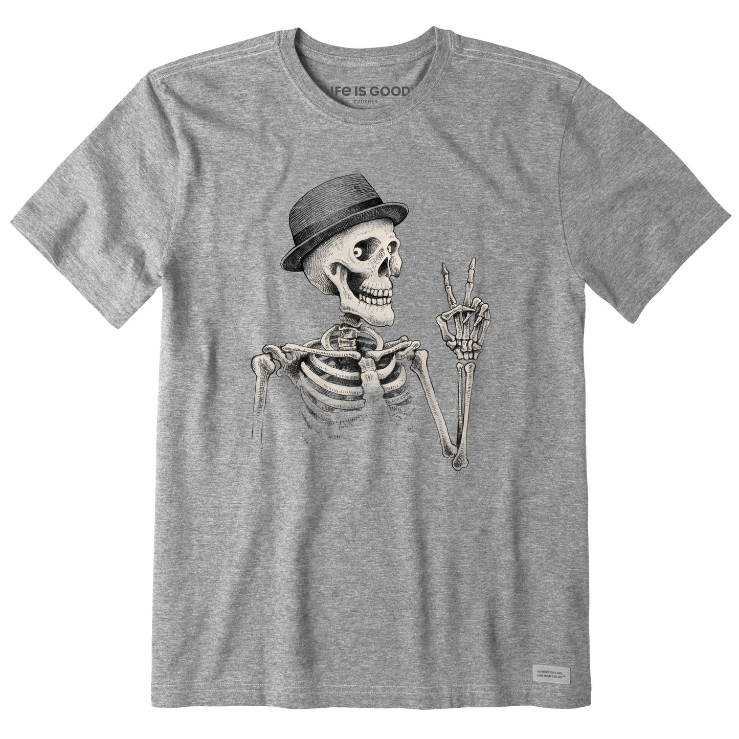 Men's Peaceful Bones Short Sleeve Crusher Tee