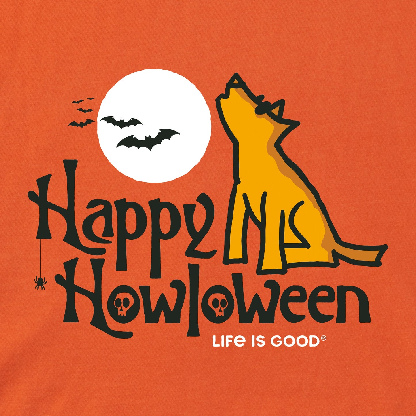 Kids Rocket Happy Howloween Short Sleeve Crusher Tee