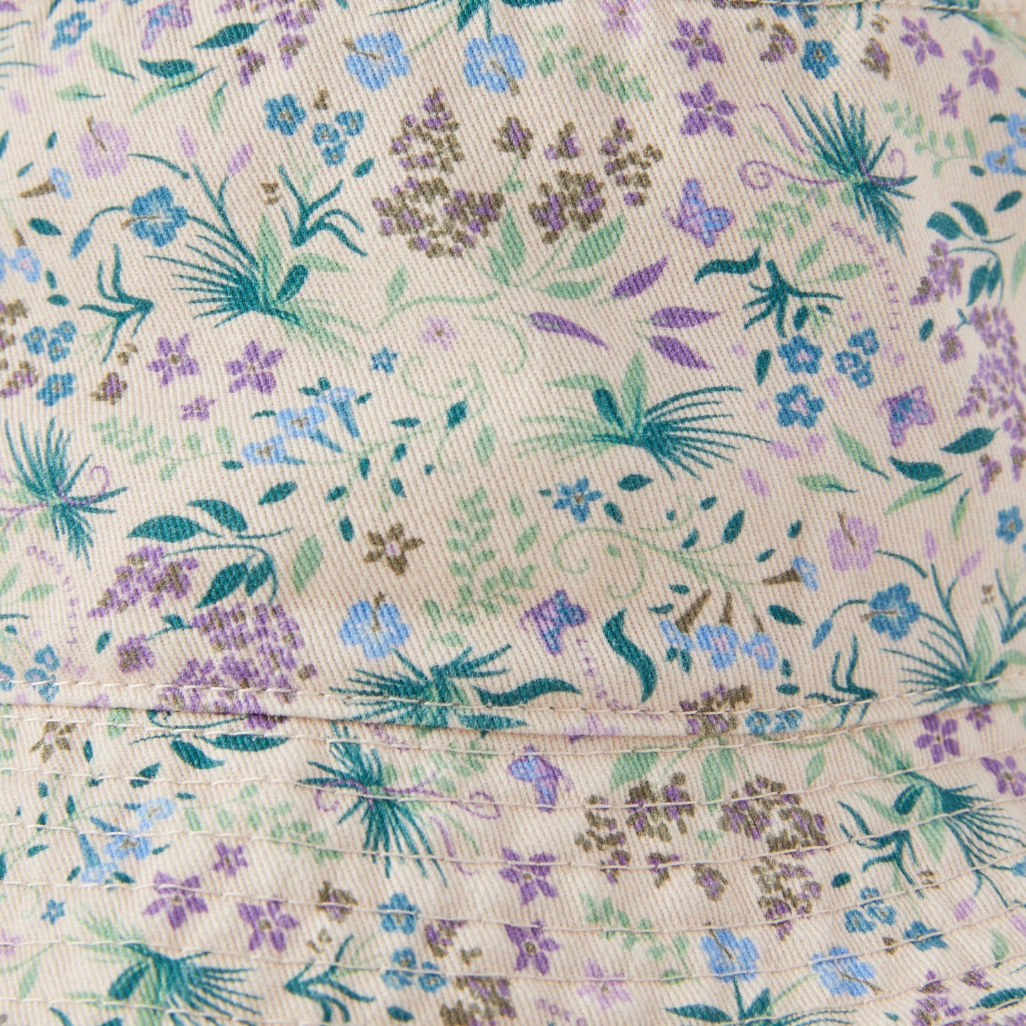 Adult Unisex Botanical Butterfly Pattern Bucket Hat