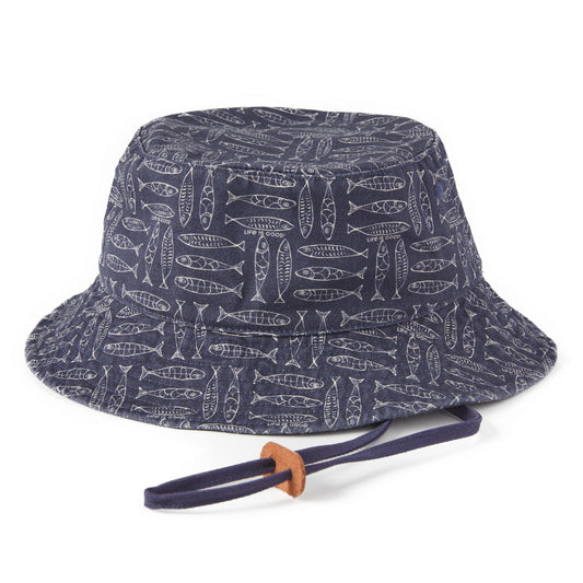 Adult Unisex Fish Pattern Bucket Hat