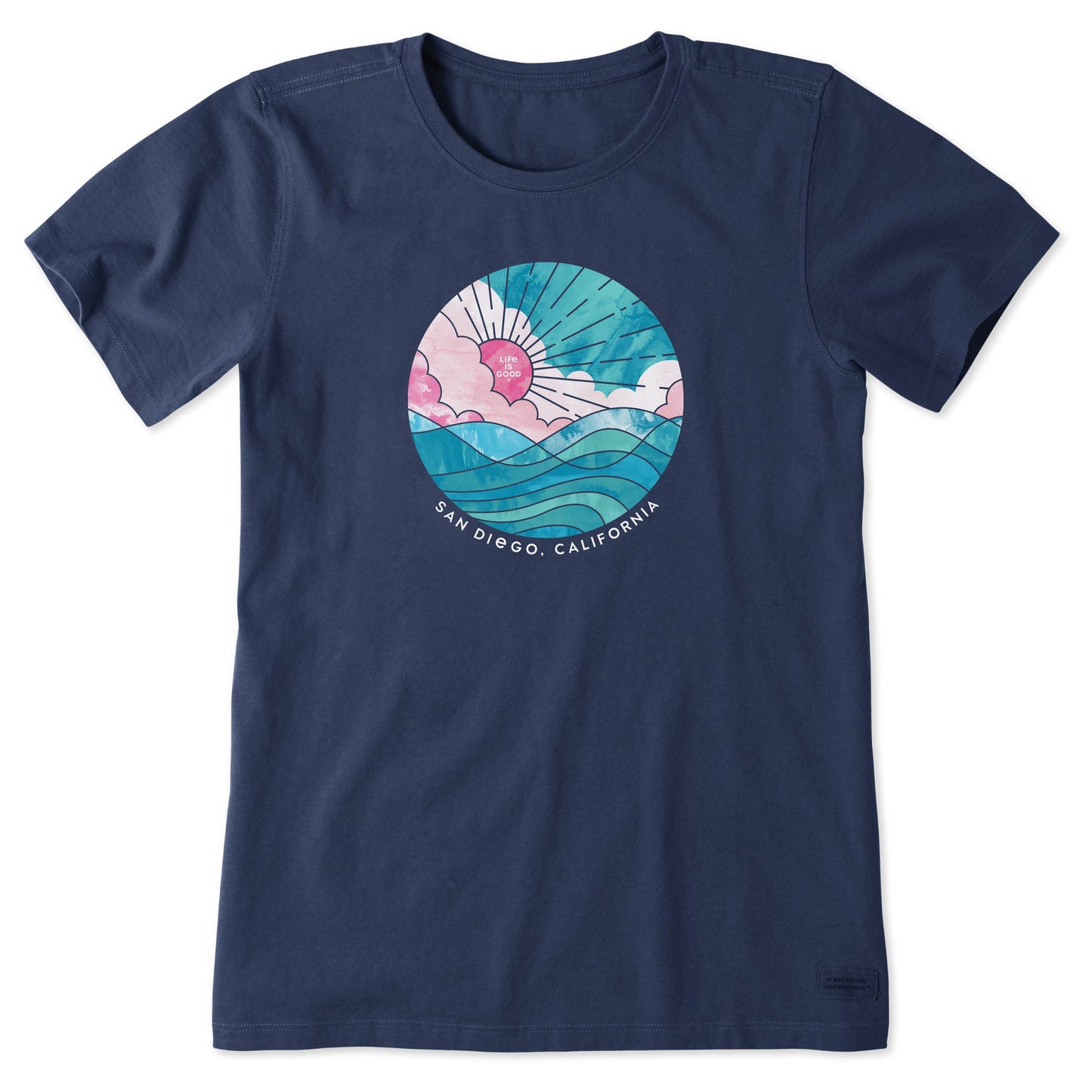 Women's Sun & Waves San Diego Short Sleeve Crusher-LITE Tee