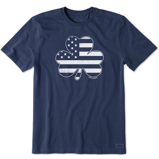 Men's Clover Flag Short Sleeve Crusher Tee