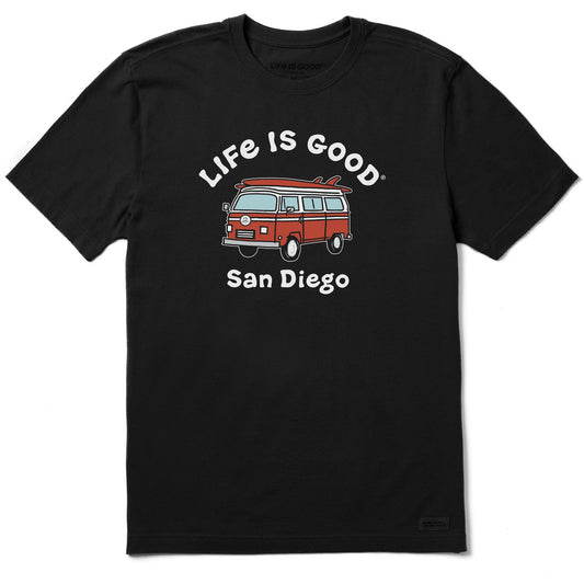 Men's San Diego Surf Van Short Sleeve Crusher Tee