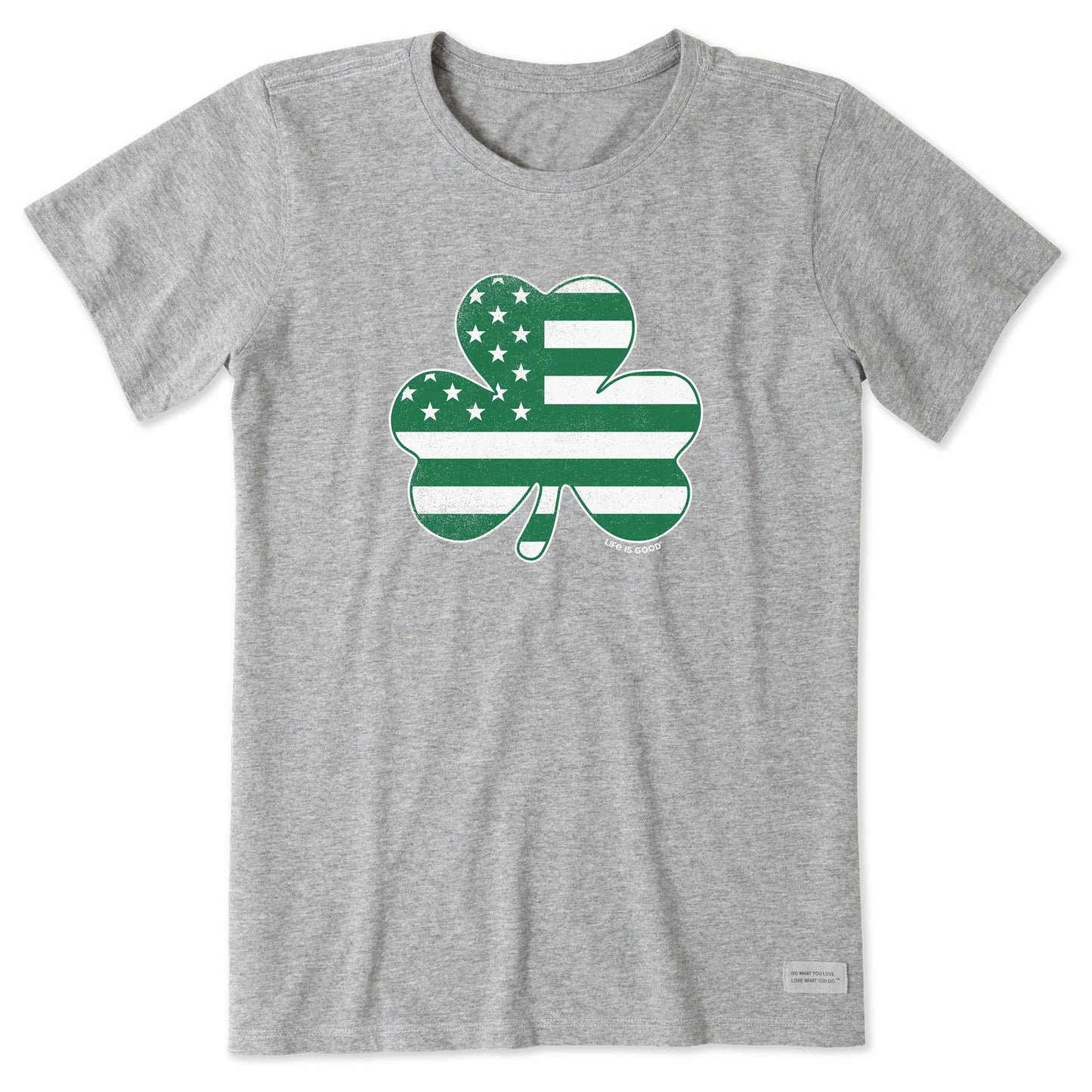 Women's Clover Flag Short Sleeve Crusher Tee