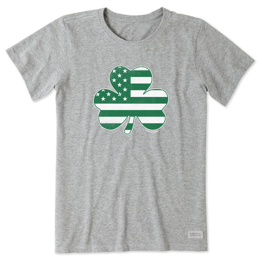 Women's Clover Flag Short Sleeve Crusher Tee