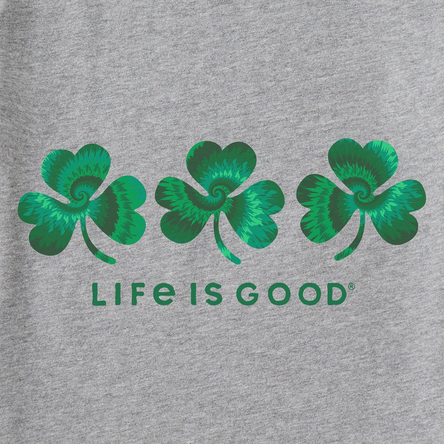 Women's 3 Tie Dye Clovers Short Sleeve Crusher Vee