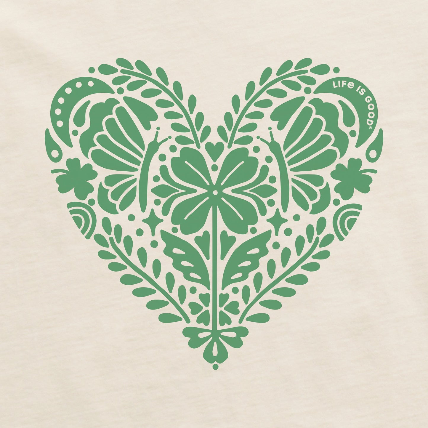 Women's Celtic Clover Heart Simply True Crew