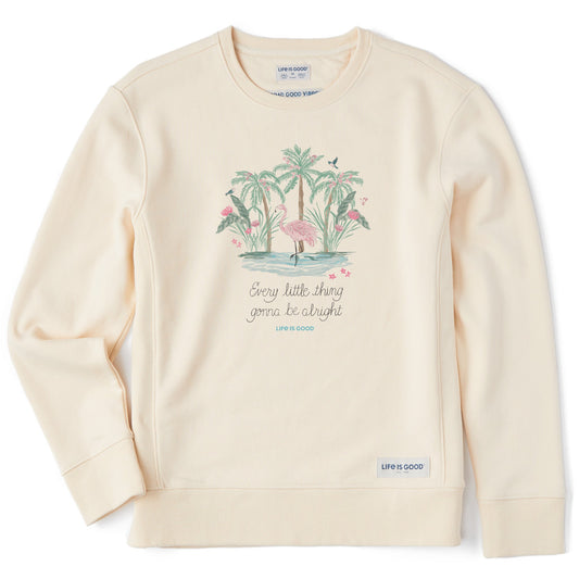 Women's Every Little Thing Flamingo Simply True Crew
