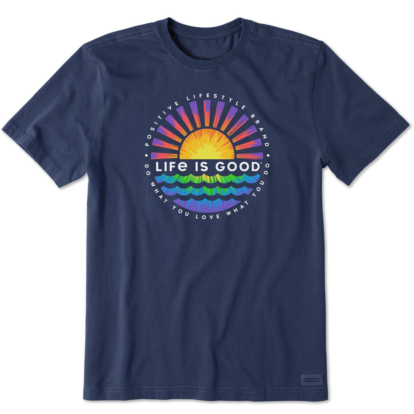 Men's Tie Dye Sunset Burst Short Sleeve Tee