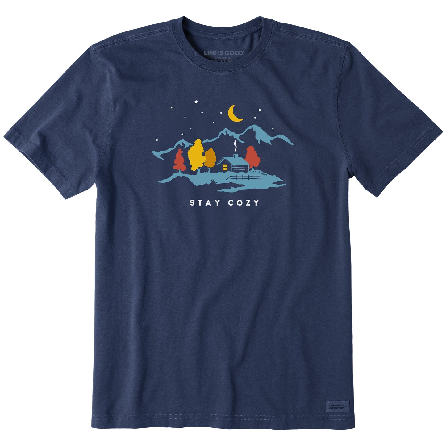 Men's Stay Cozy Cabin Short Sleeve Crusher Tee