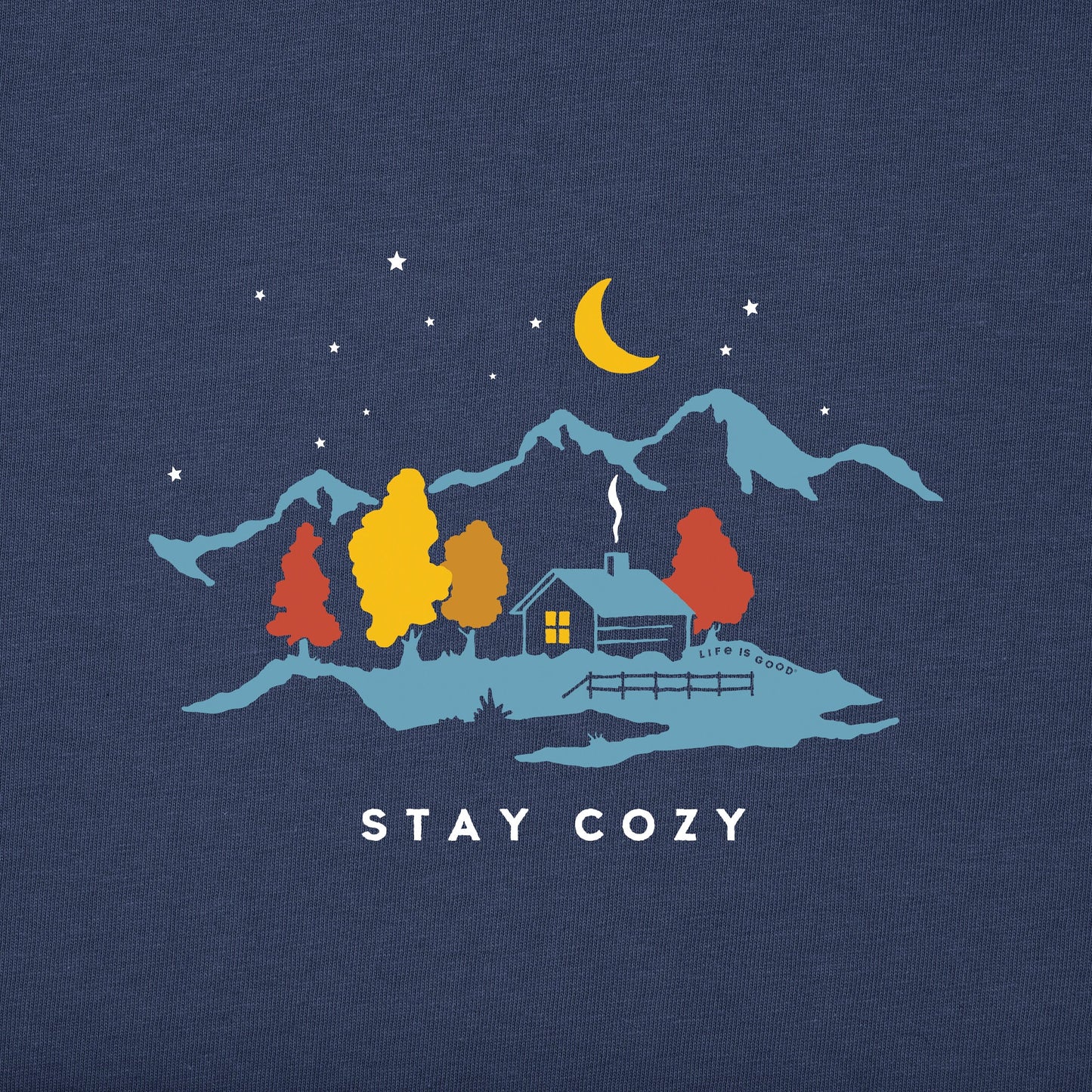 Men's Stay Cozy Cabin Short Sleeve Crusher Tee