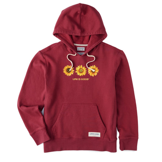 Women's 3 Sunflowers Simply True Fleece Hoodie