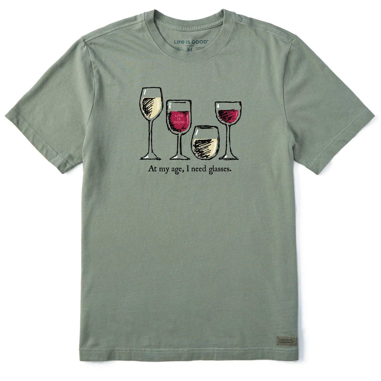 Men's I Need Wine Glasses Short Sleeve Tee