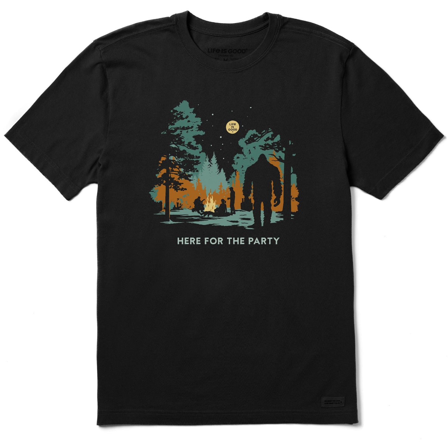 Men's Big Foot Here for the Party Short Sleeve Tee