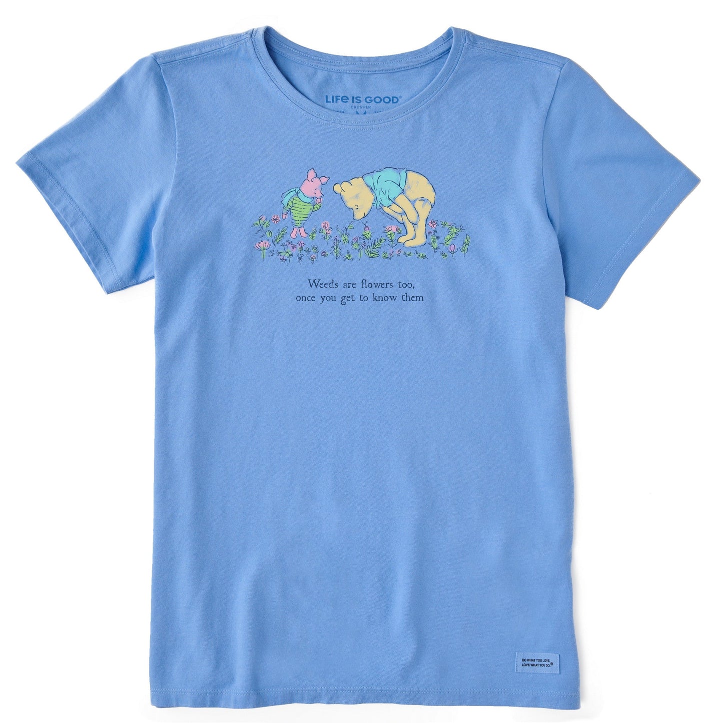 Women's Winnie & P Weeds are Flowers Short Sleeve Tee