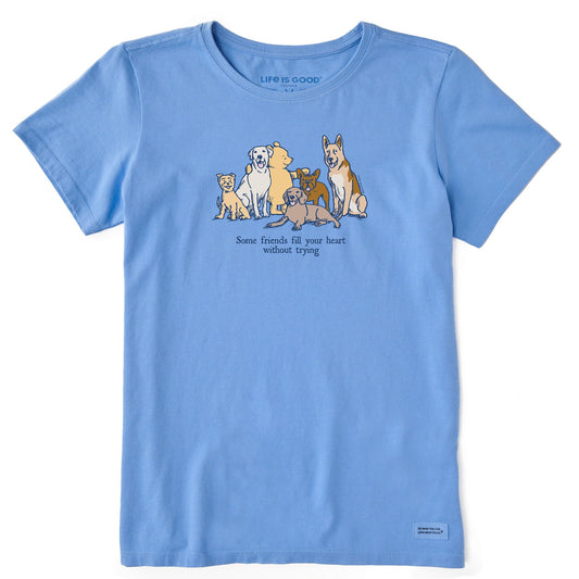 Women's Winnie Friends Fill Your Heart Short Sleeve Crusher Tee