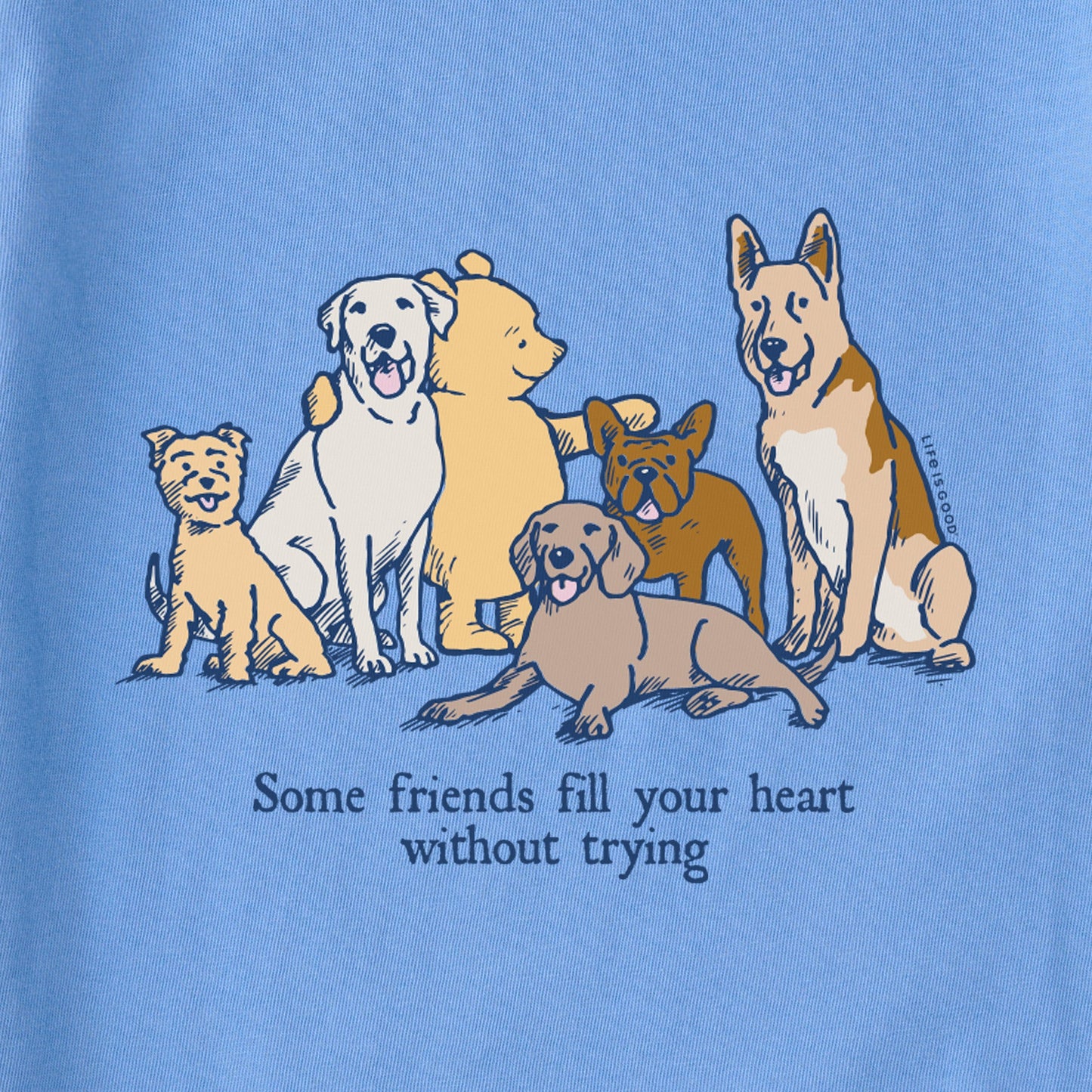 Women's Winnie Friends Fill Your Heart Short Sleeve Crusher Tee