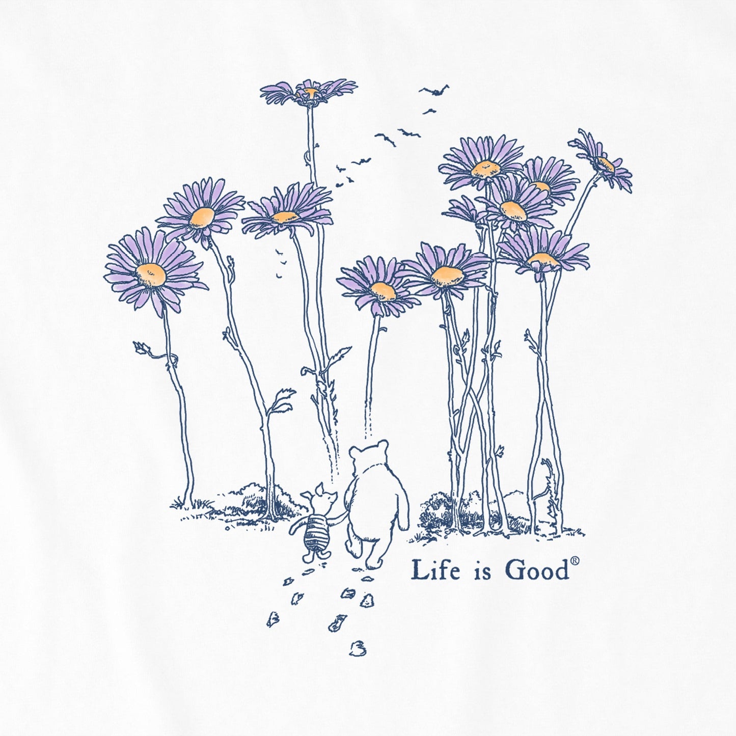 Women's Winnie & P Daisy Stroll Short Sleeve Tee