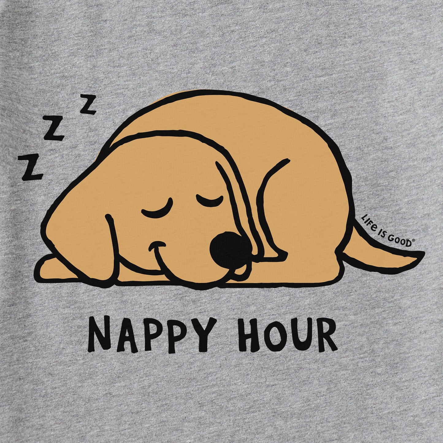 Women's Nappy Hour Short Sleeve Vee