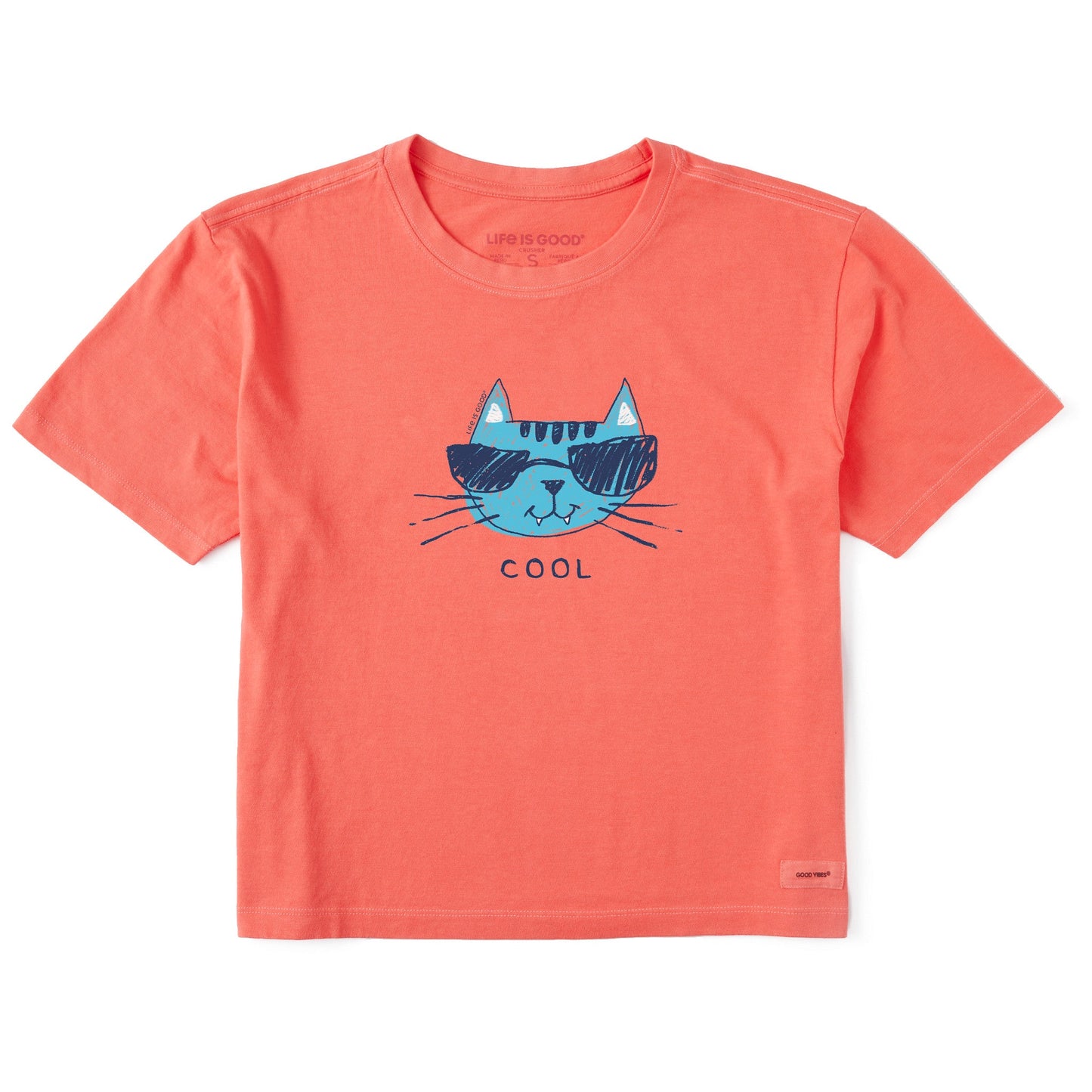 Women's Cool Cat Short Sleeve Crusher Boxy Tee