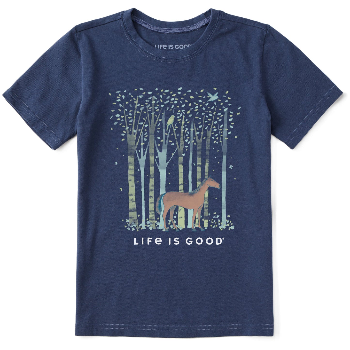 Kids Woodsy Horse Short Sleeve Crusher Tee