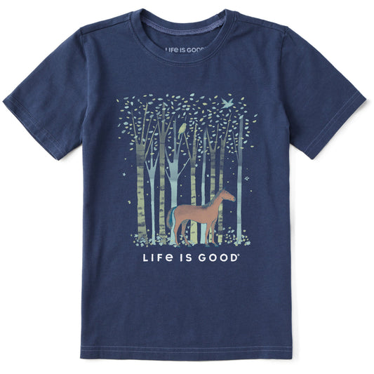 Kids Woodsy Horse Short Sleeve Crusher Tee