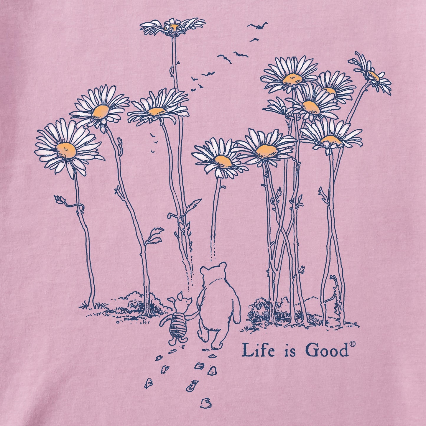 Women's Winnie & P Daisy Stroll Short Sleeve Crusher Vee