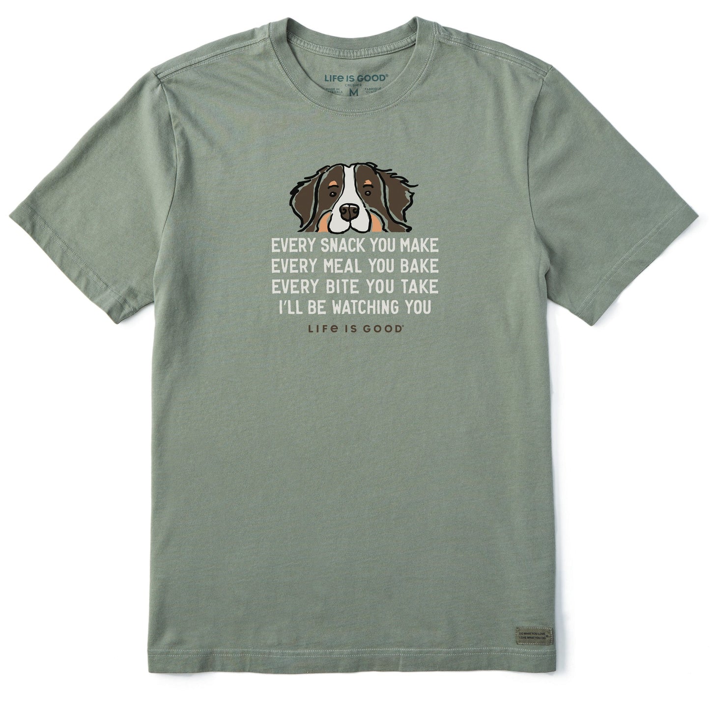 Men's I'll Be Watching You Bernese Short Sleeve Tee