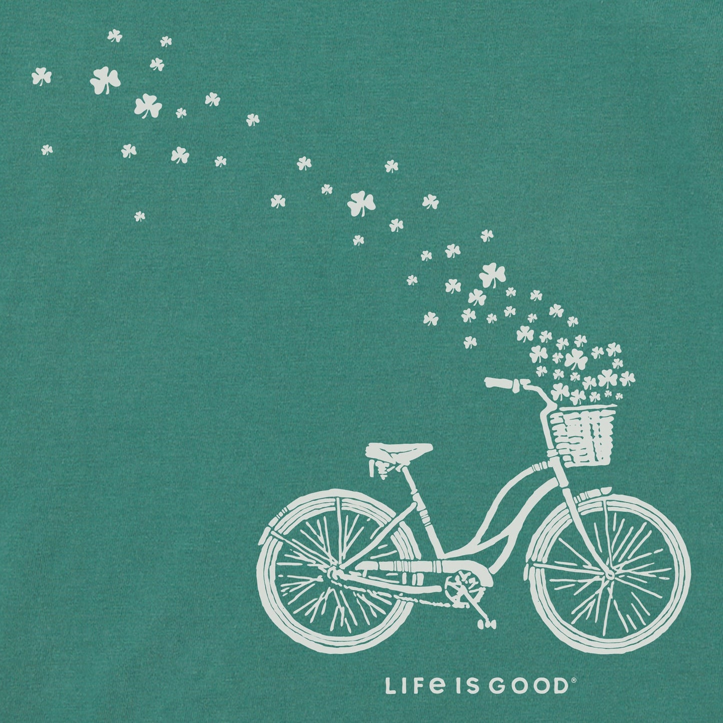 Women's Shamrock Bike Short Sleeve Crusher Tee