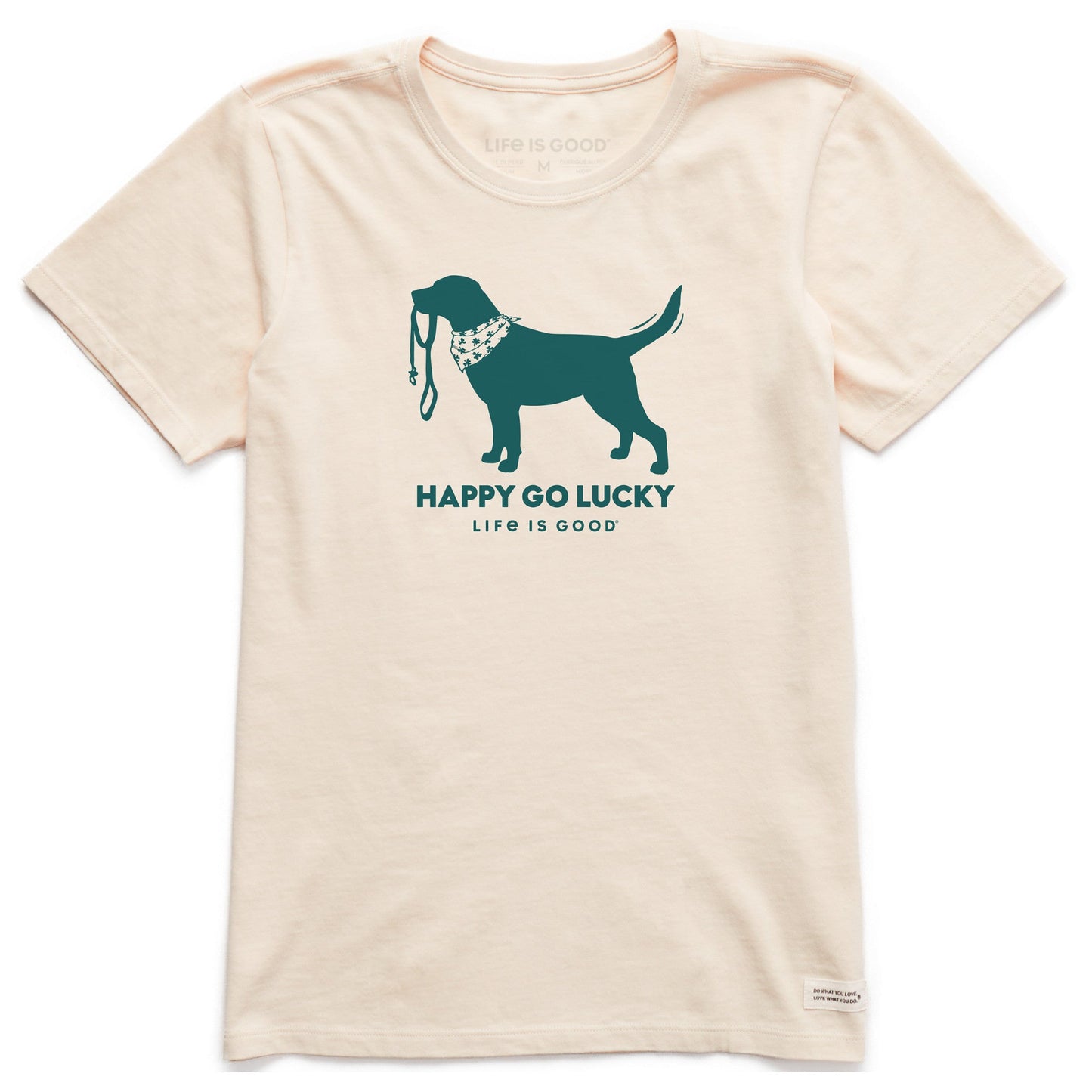 Women's Happy Go Lucky Lab Short Sleeve Crusher Tee