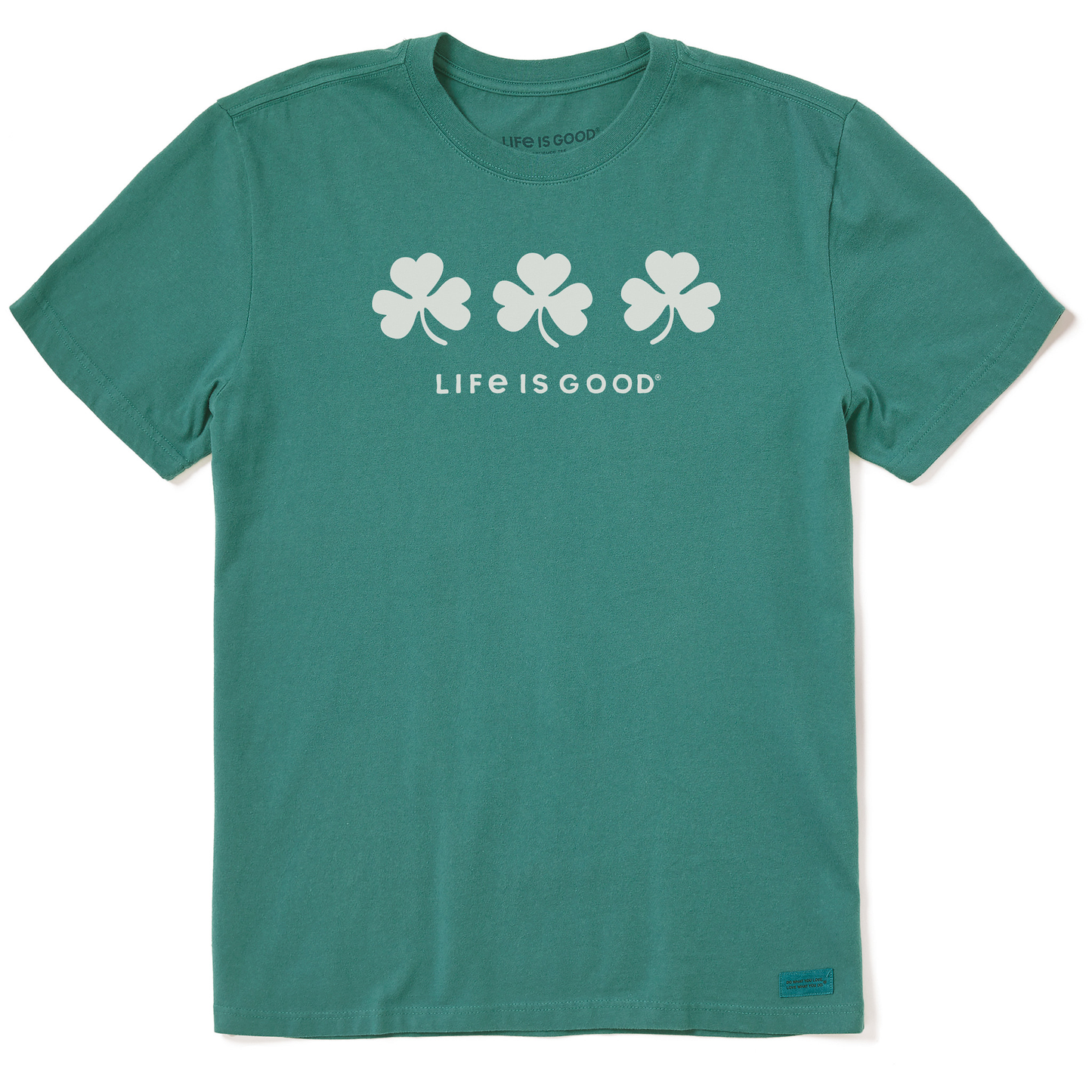 Men's Three Shamrocks Short Sleeve Crusher Tee