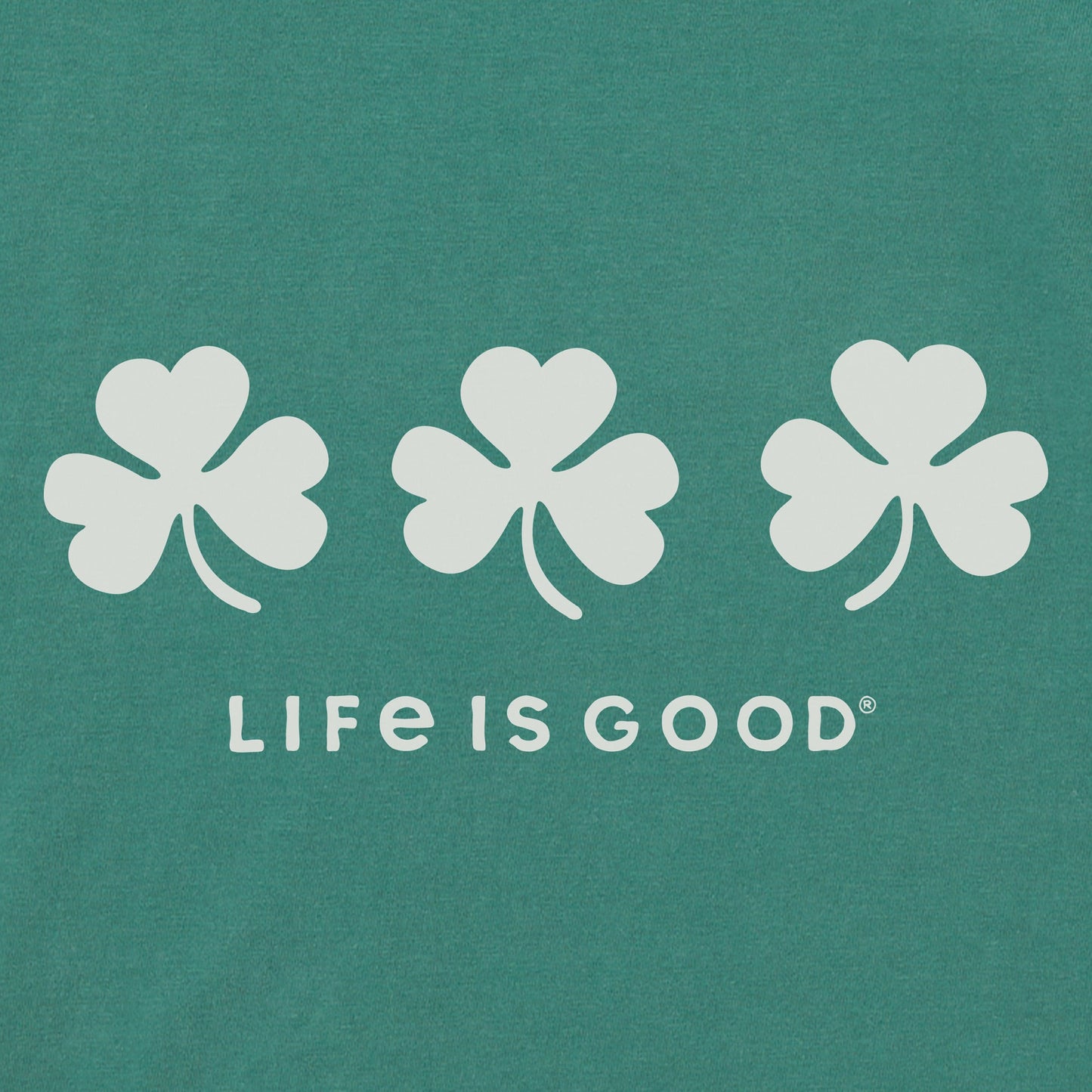 Men's Three Shamrocks Short Sleeve Crusher Tee