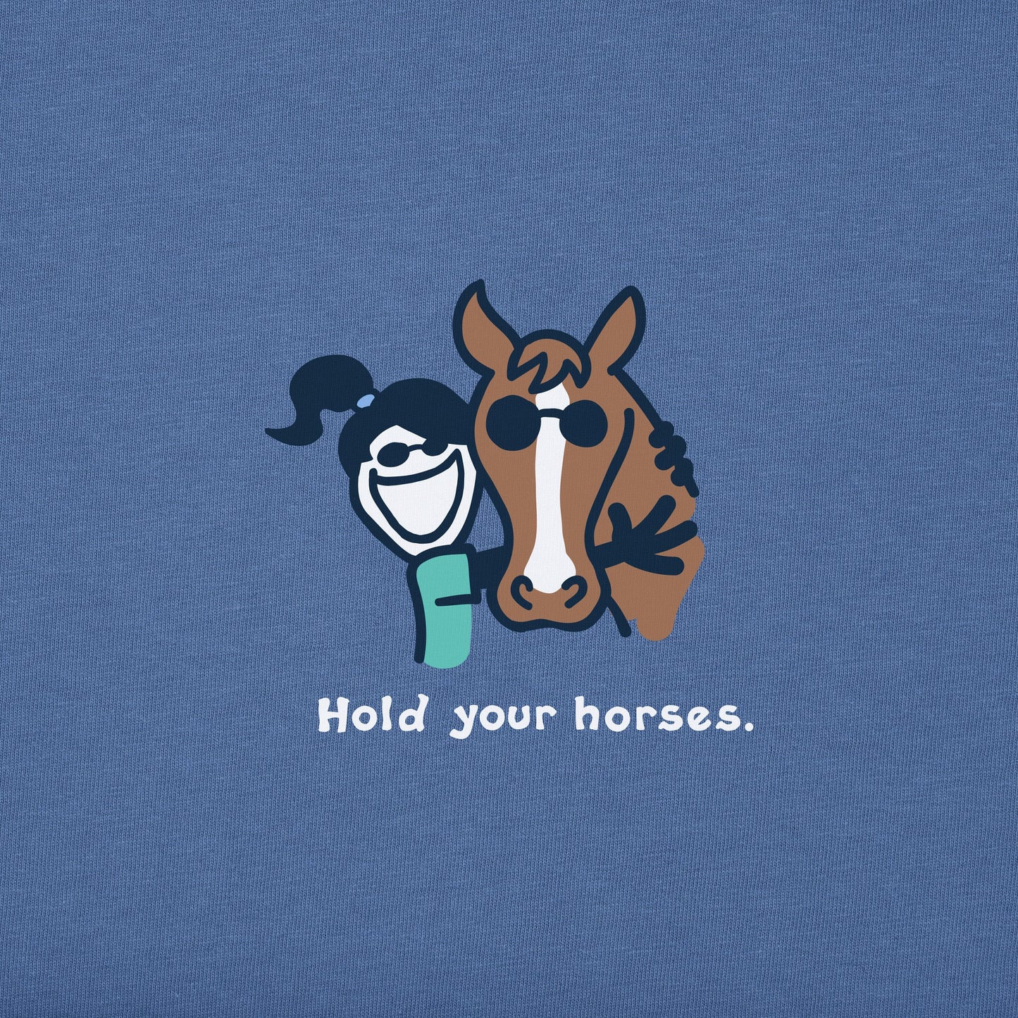 Kids Hold Your Horses Short Sleeve Crusher Tee