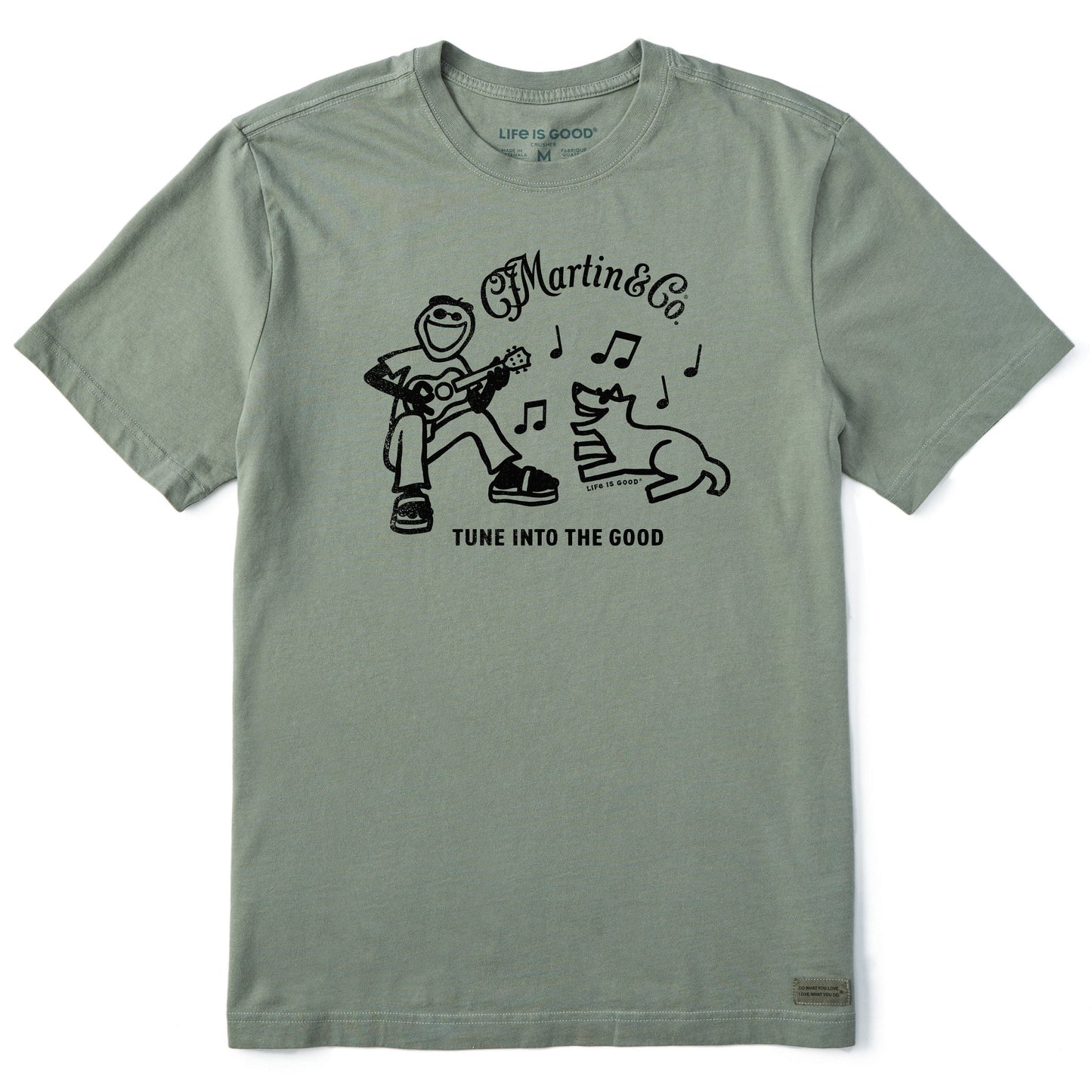 Men's Jake & Rocket Martin Guitar Short Sleeve Crusher Tee