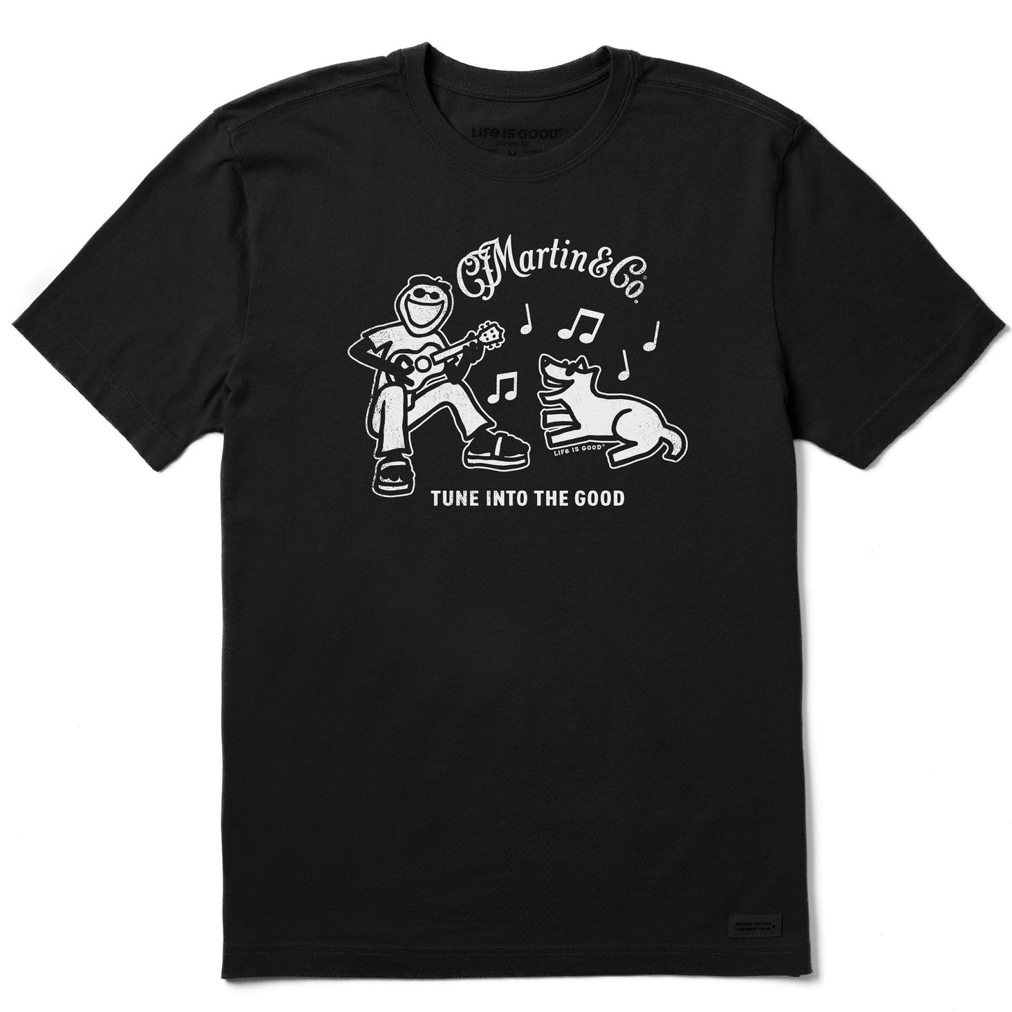 Men's Jake & Rocket Martin Guitar Short Sleeve Crusher Tee