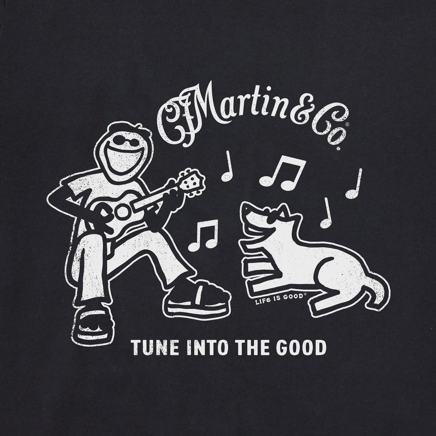 Men's Jake & Rocket Martin Guitar Short Sleeve Crusher Tee