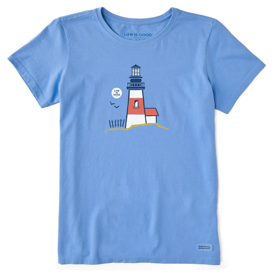 Women's Beach Lighthouse Short Sleeve Tee