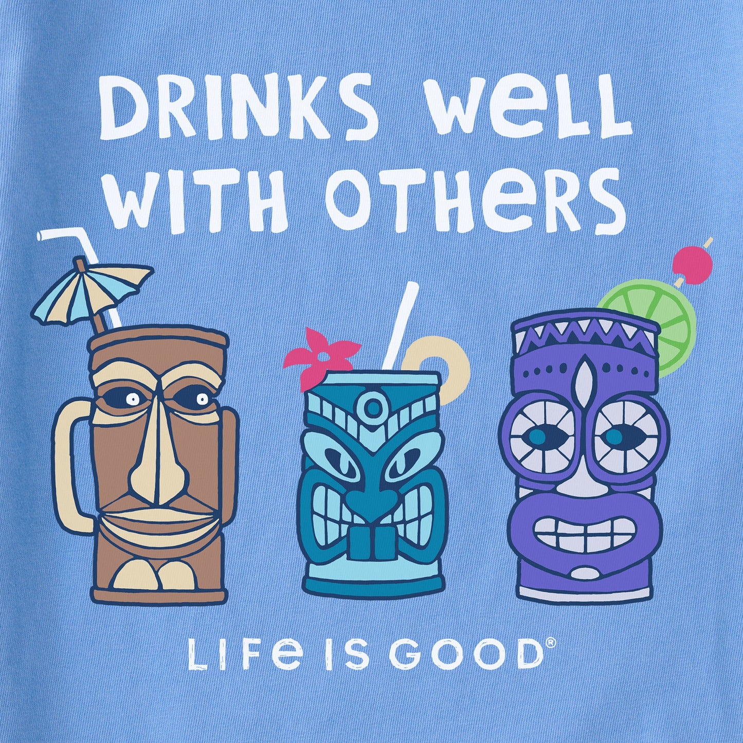 Women's Tiki Drinks Well Short Sleeve Tee