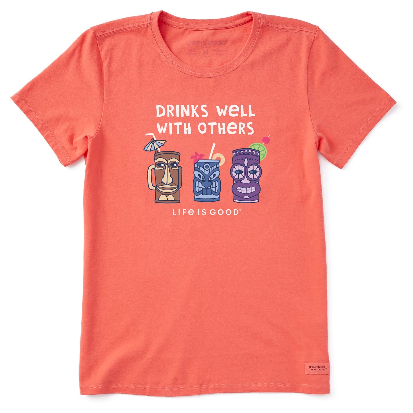 Women's Tiki Drinks Well Short Sleeve Tee