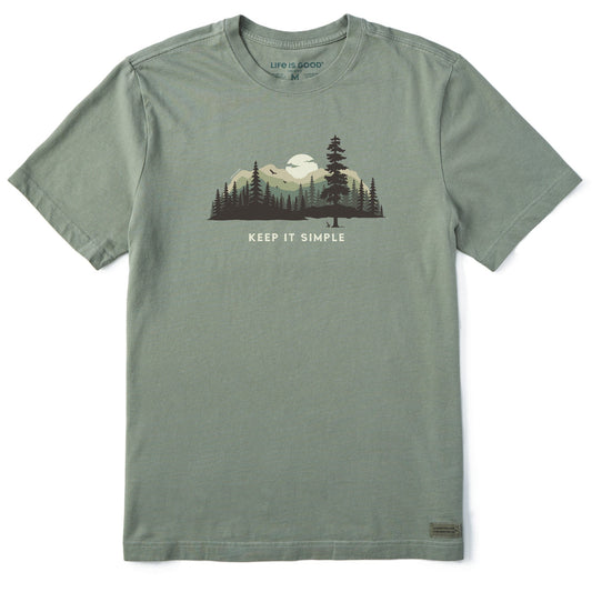 Men's Keep it Simple Evergreen Silo Short Sleeve Tee