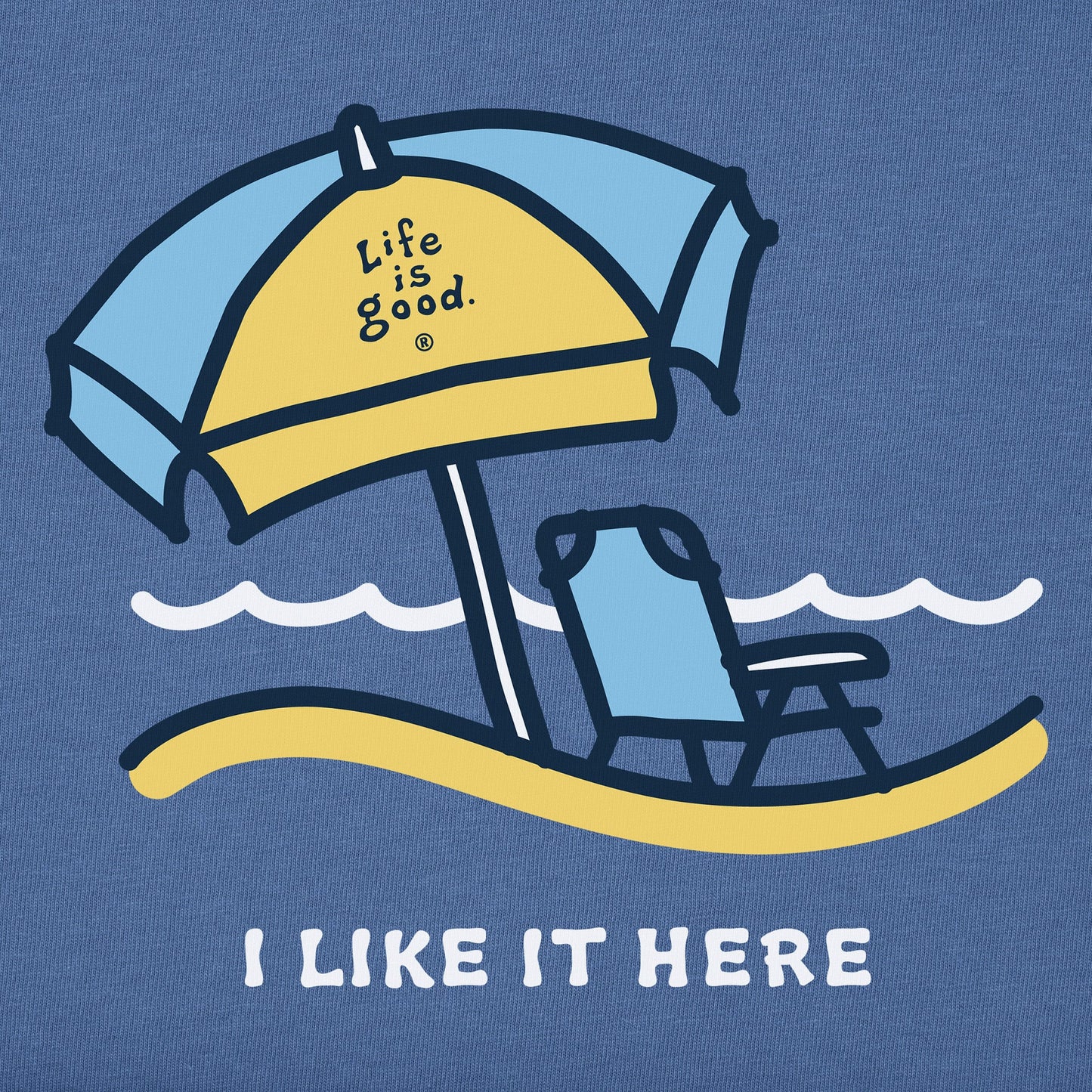 Men's Surfside Umbrella Like it Here Short Sleeve Tee