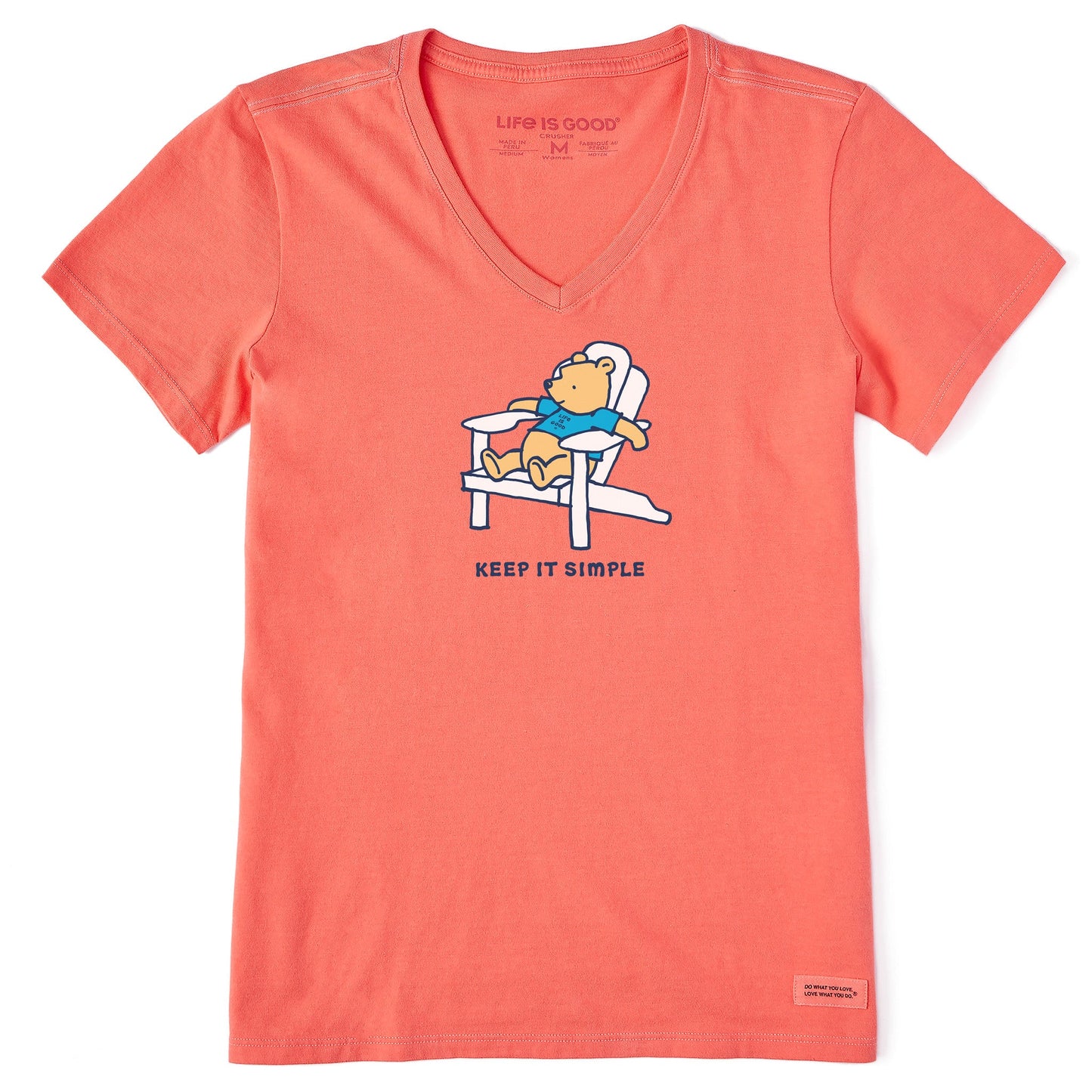 Women's Winnie Adirondack Keep it Simple Short Sleeve Vee