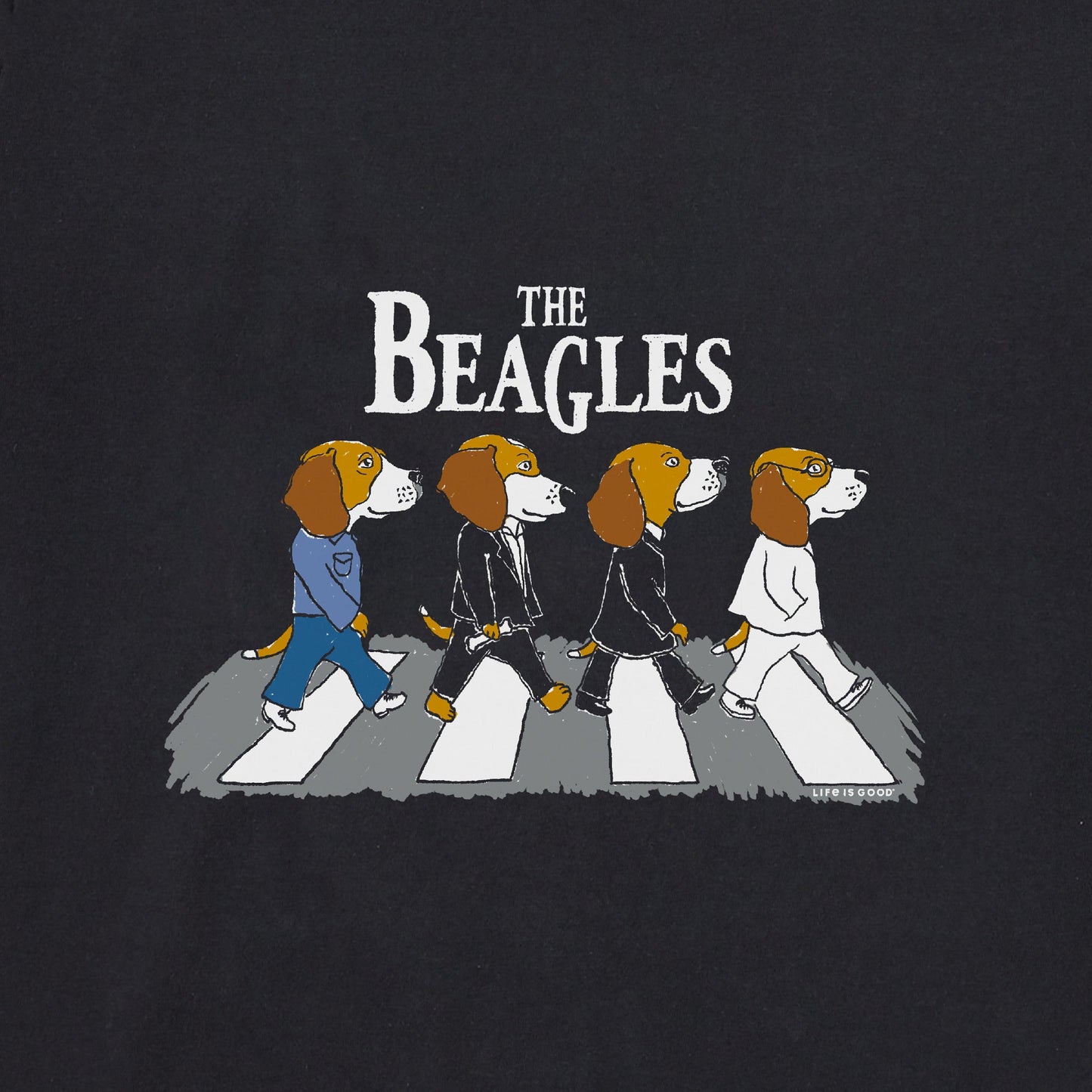 Women's The Beagles Short Sleeve Crusher Vee