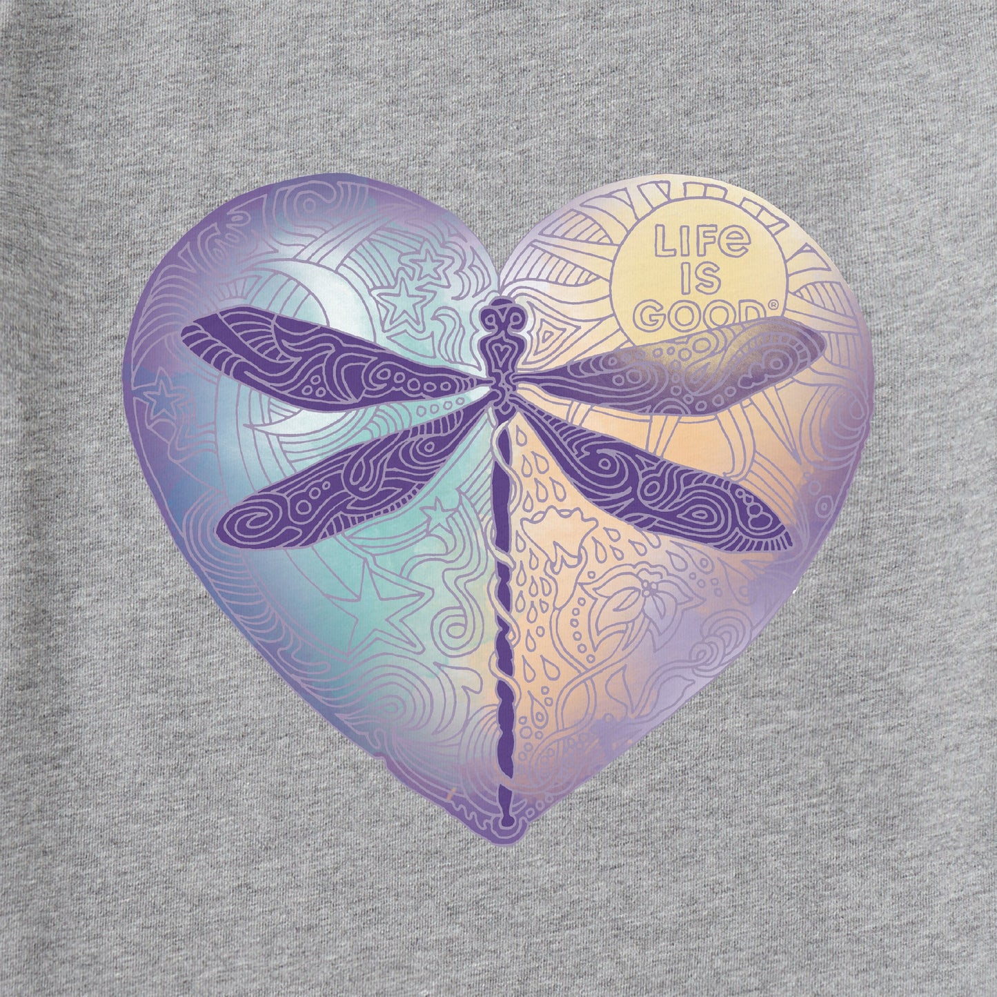 Women's Dragonfly Heart Short Sleeve Tee